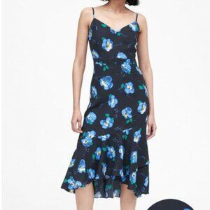 Blue Floral Banana Republic Tank Dress - NWT
